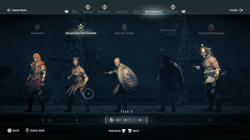 An extensive roster of mercenaries wanders the world, sometimes hunting you down. Defeating them increases your personal reputation and grants access to quality loot. It’s not too deep, but can lead to dramatic confrontations.